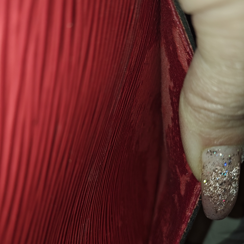 Louis Vuitton Red Epi Solferino 45 - Picture 7 of 12